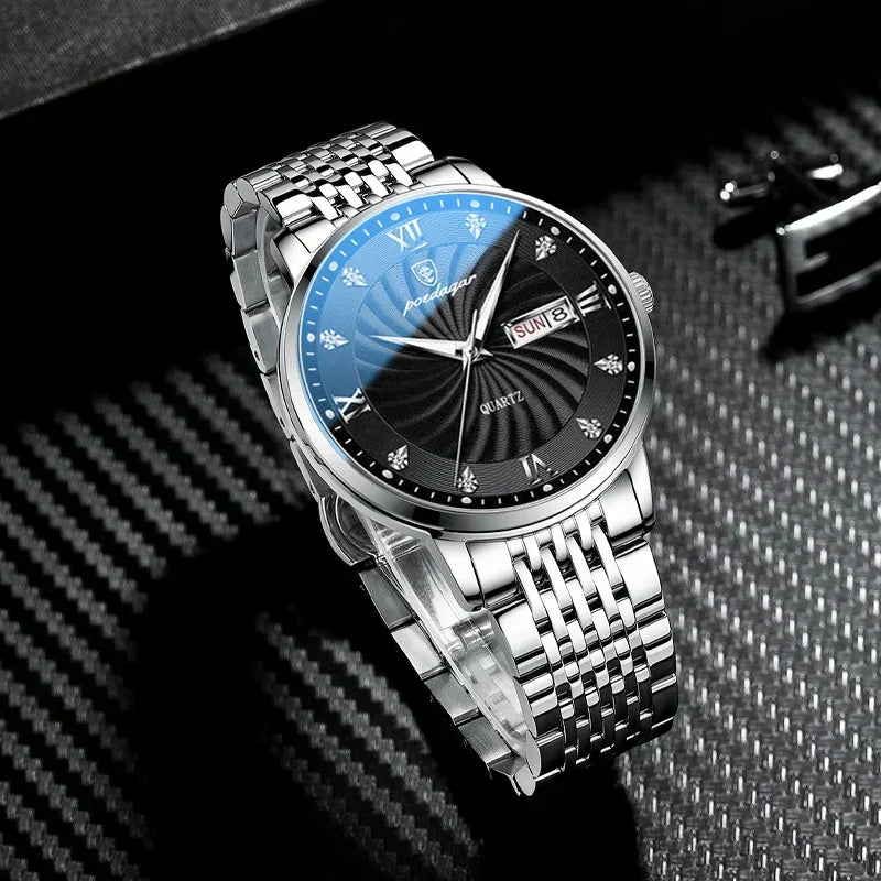 Luxuriöse beleuchtete Herrenuhr