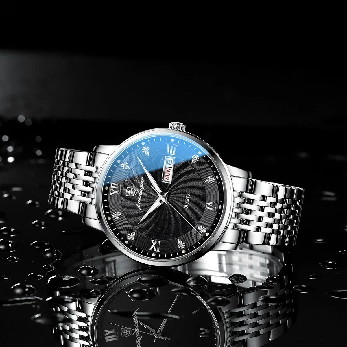 Luxuriöse beleuchtete Herrenuhr