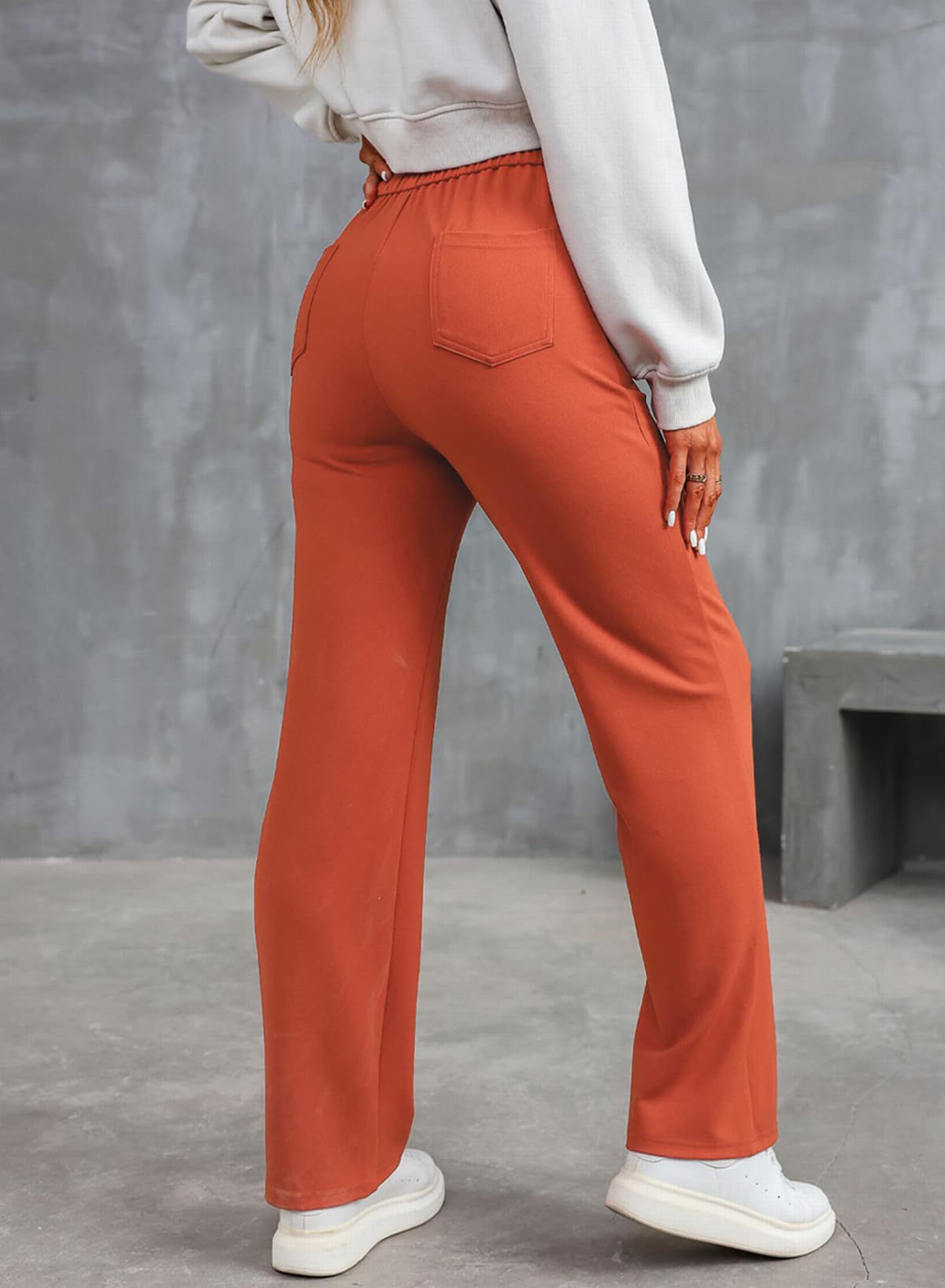 Aurélien | Stilvolle Hose mit hoher Taille und Gummizug