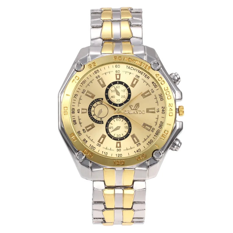 Klassische Quarz-Armbanduhr für Herren