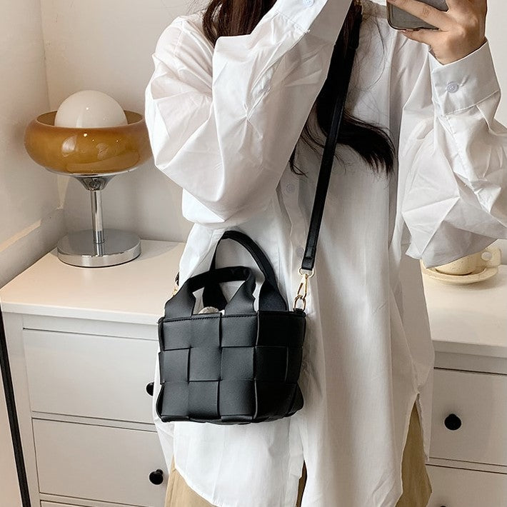 Aurélien | Mini geflochtene Handtasche Cora