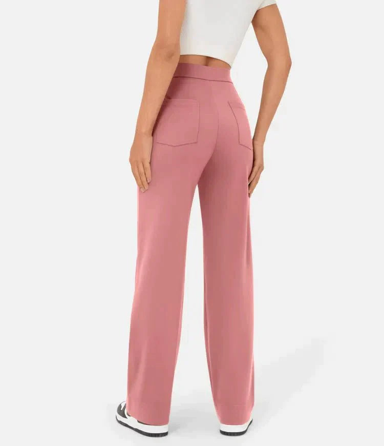 Aurélien | Elastische Casual-Hose mit hoher Taille für Damen